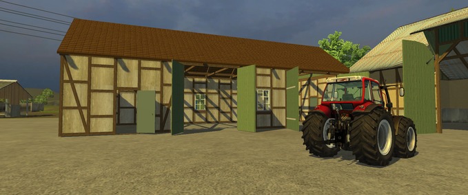 Gebäude Eckscheune Landwirtschafts Simulator mod