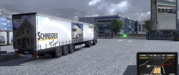 Trailer Schneider Trailer Eurotruck Simulator mod