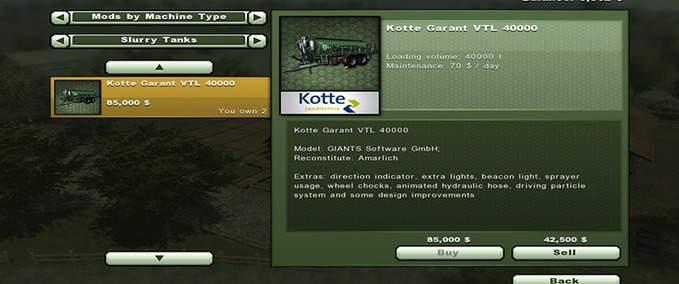 Kotte Garant VTL 40000 Mod Image