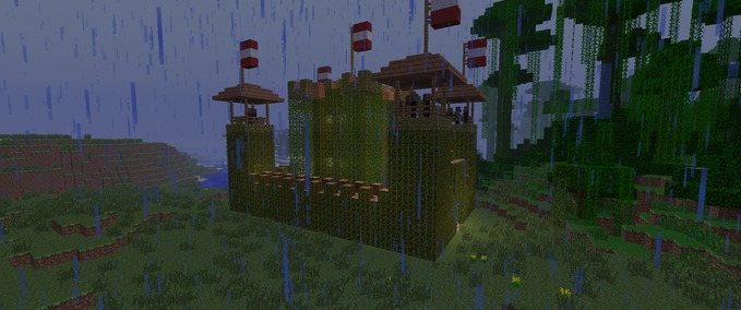 Maps Burg am Dschungel Minecraft mod