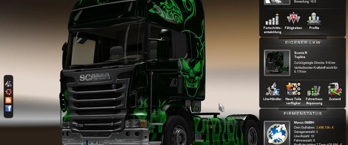 Sound Scania V8 Sound  Eurotruck Simulator mod