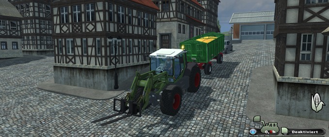 Xylon Fendt Xylon mit Cargo Frontlader Landwirtschafts Simulator mod
