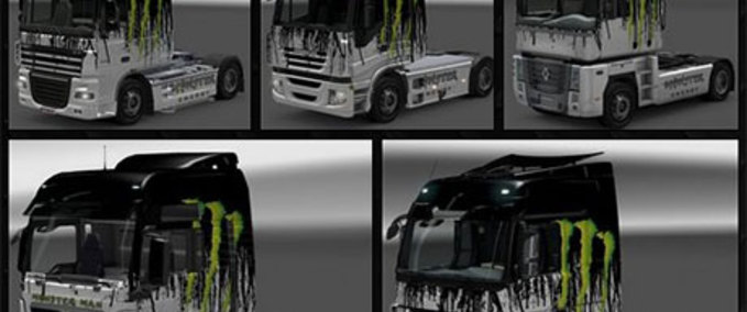 Trucks Monster Skin Pack Eurotruck Simulator mod