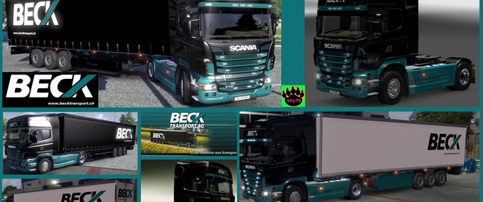 Trucks Beck Transporte AG Pack Eurotruck Simulator mod