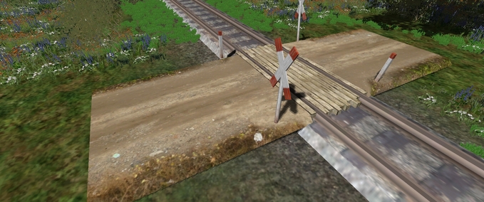 Objekte Alter Bahnübergang im Set Landwirtschafts Simulator mod