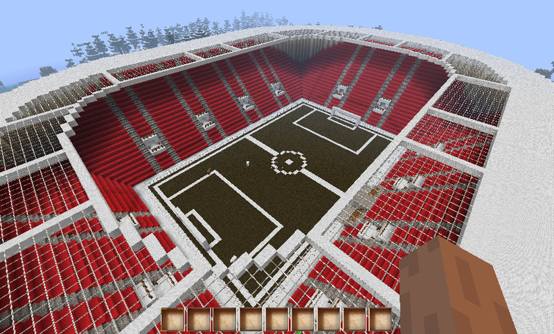 Minecraft Football Stadium V 1 1 Maps Mod Für Minecraft