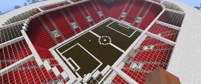 Maps Fußball Stadium Minecraft mod