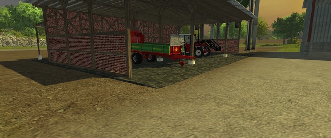 Platzierbare Objekte Fachwerkhalle Landwirtschafts Simulator mod