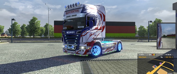 Skins Skin for Scania Euro Trans Eurotruck Simulator mod