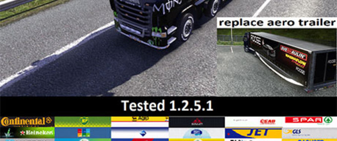 Mods Real company trailer pack Eurotruck Simulator mod