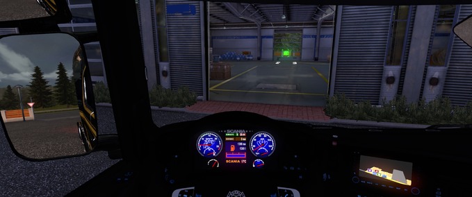 Interieurs New Scania display Eurotruck Simulator mod