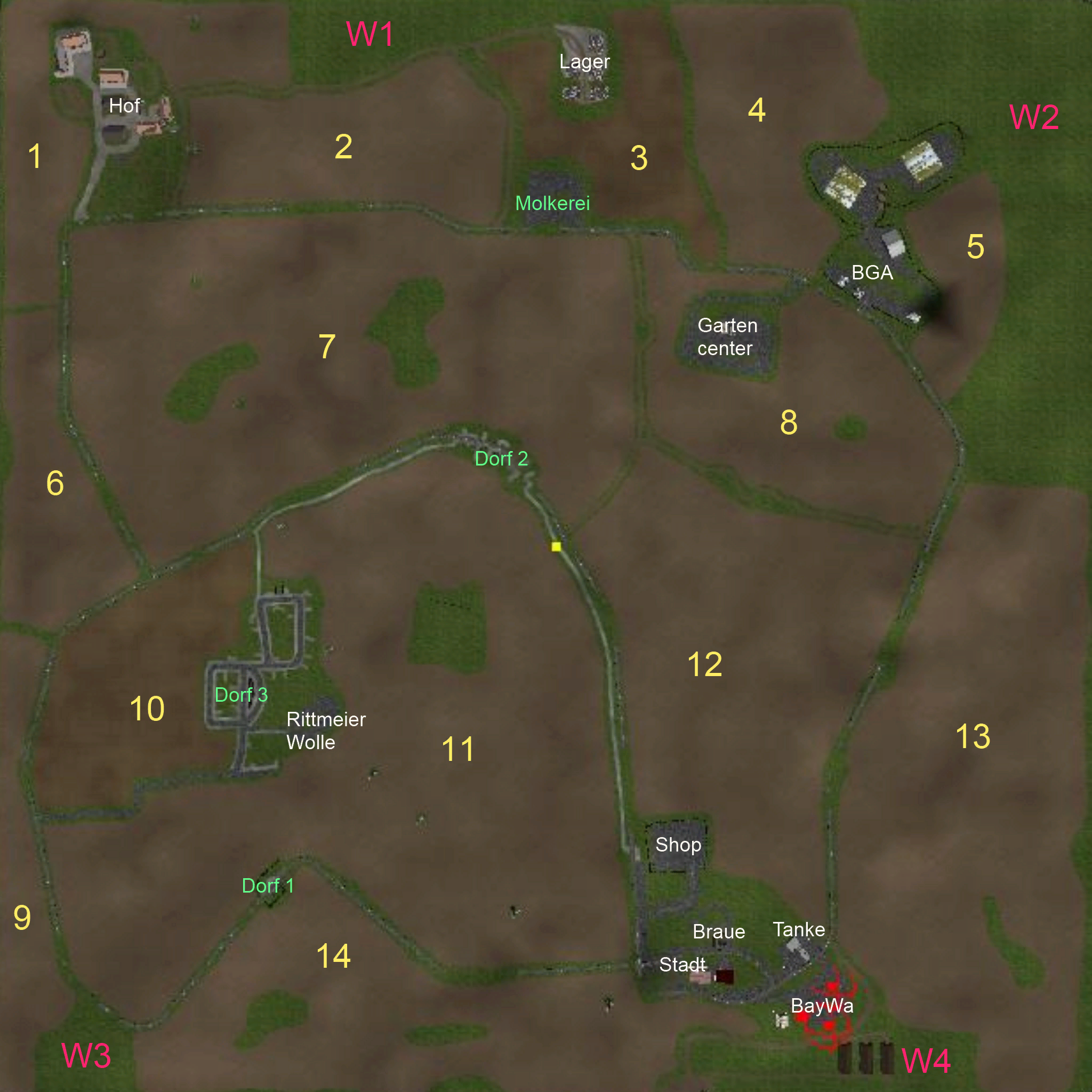 Vorpommern Map - Thumbnail 1