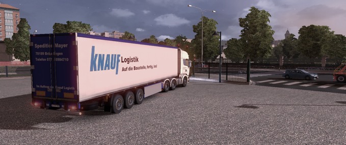 Trailer Spedition Mayer Knauf Logistik  Eurotruck Simulator mod