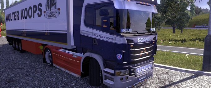 Skins Scania R 2009 Wolter Koops Pack Eurotruck Simulator mod