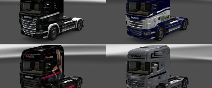 Skins Scania-Skin Pack Eurotruck Simulator mod