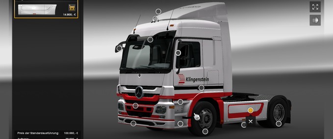 Mercedes Klingenstein Truck Eurotruck Simulator mod