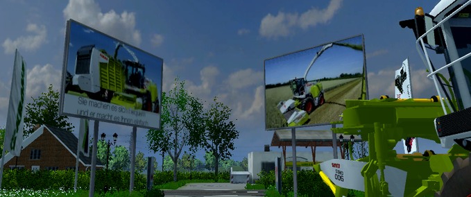 Platzierbare Objekte Billboard Claas   John Deere  Landwirtschafts Simulator mod