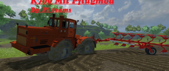 Ostalgie K 700 Pflugmod Landwirtschafts Simulator mod