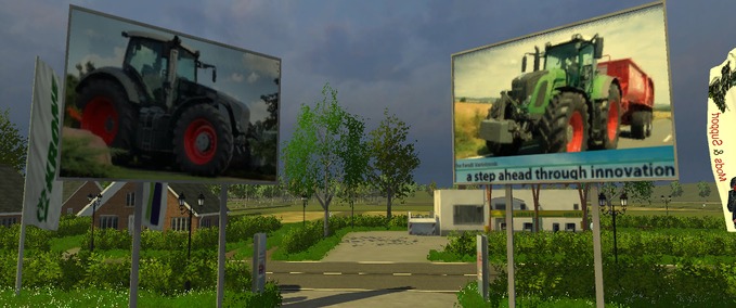 Platzierbare Objekte Billboard Fendt New Holland Landwirtschafts Simulator mod