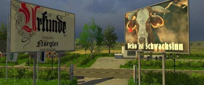 Platzierbare Objekte Billboard Deko  Landwirtschafts Simulator mod
