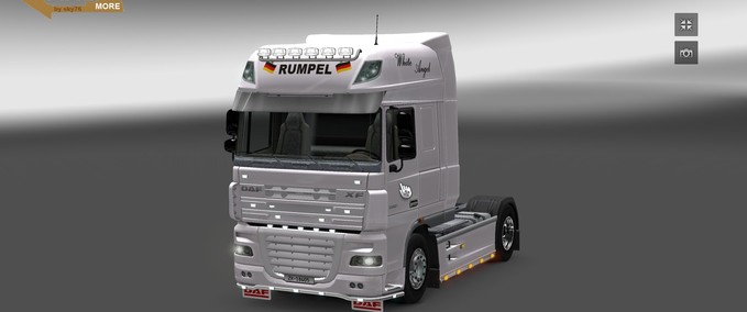 Trucks DAF "White Angel" Eurotruck Simulator mod