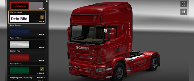 Trucks SSl Dortmund Mod Pack! Eurotruck Simulator mod