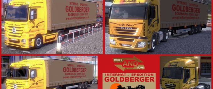 Trucks Goldberger Pack  Eurotruck Simulator mod