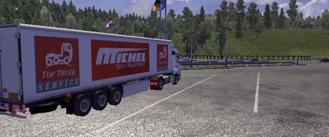 Trucks Michel spedition Trailer  Eurotruck Simulator mod