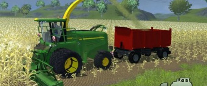 Schneidwerke & Schneidwerkswagen Johndeere Mais Gebiss Landwirtschafts Simulator mod