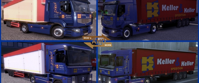 Trucks Keller & Keller Pack Eurotruck Simulator mod