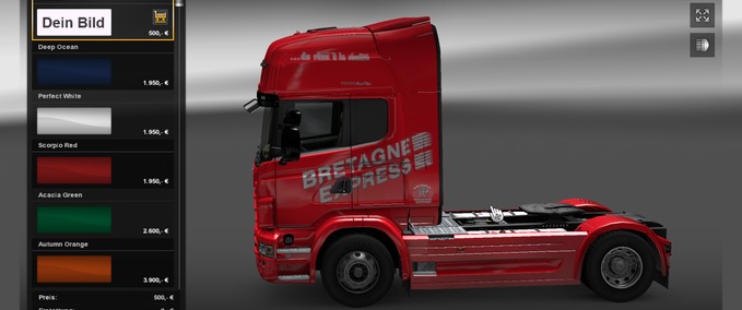 Scania Bretagne Express Eurotruck Simulator mod
