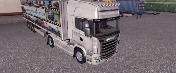 Skins Bretange-Express Orginaler Scania Eurotruck Simulator mod