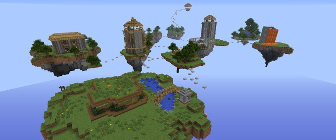 Maps SkyPvP Minecraft mod