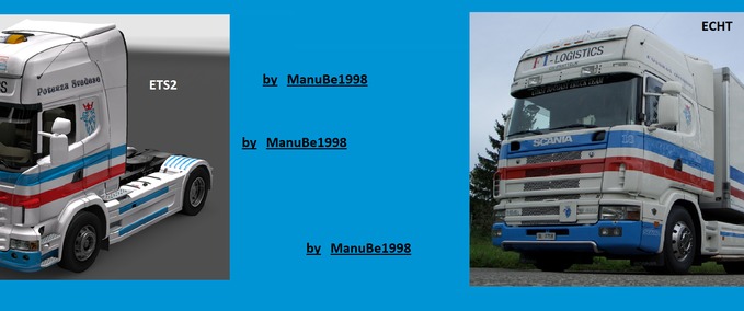 Skins FT Logistik Scania  Eurotruck Simulator mod