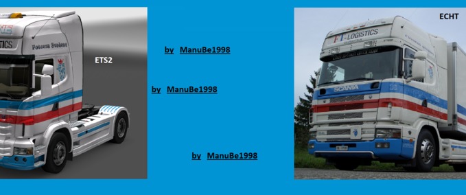 Skins FT Logistik Scania  Eurotruck Simulator mod