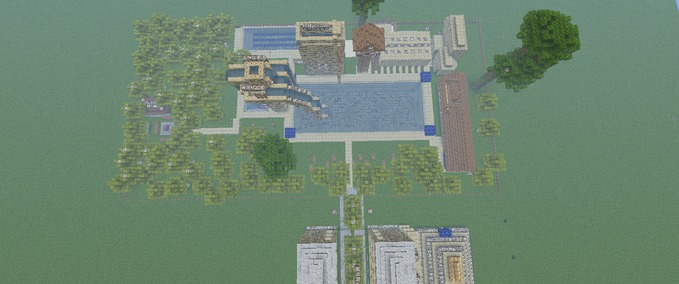 Mods Freibad mit Hotel Minecraft mod
