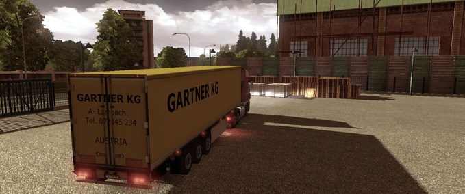 Trailer Gartner KG trailer Eurotruck Simulator mod