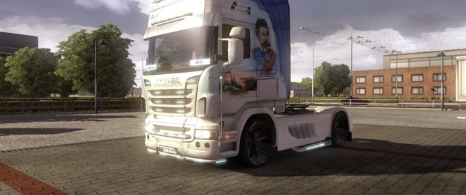 Skins Airbrush Skin für Scania Eurotruck Simulator mod