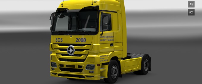 Skins SOS 2000 Eurotruck Simulator mod