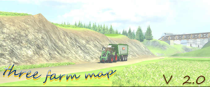 Maps TFM-Three Farm Map Landwirtschafts Simulator mod