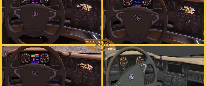 Trucks Scania Display Eurotruck Simulator mod