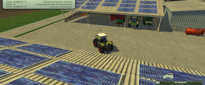 Platzierbare Objekte Plazierbarer Unterstand mit Solar Landwirtschafts Simulator mod