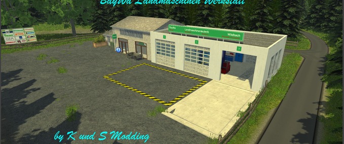 Gebäude BayWa Händler  Landwirtschafts Simulator mod