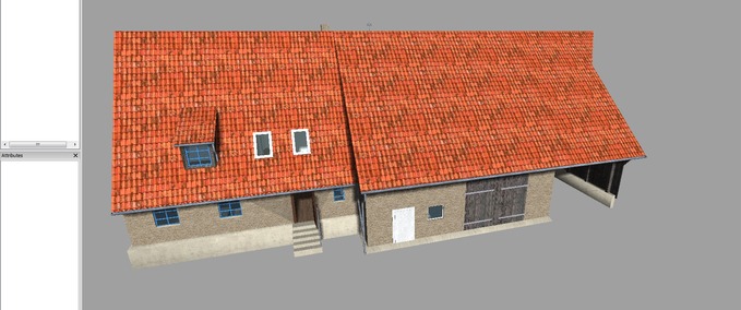 Gebäude Schwäbisches Bauernhaus und Kuhstall Landwirtschafts Simulator mod