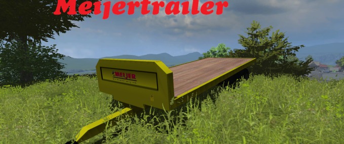 Ballentransport Meijertrailer Landwirtschafts Simulator mod