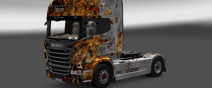 Skins Scania Hindenburg Skin Eurotruck Simulator mod