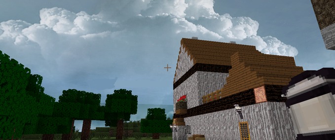 Maps House with pool Minecraft mod