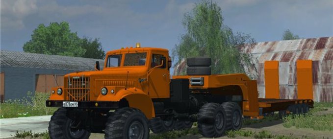Sonstige Fahrzeuge KrAZ 255 ûnd CzMZAP 9990  Landwirtschafts Simulator mod