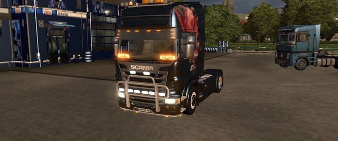 Skins Devil Scania Eurotruck Simulator mod