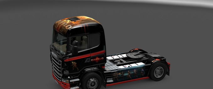 Skins Scania Diablo3 Eurotruck Simulator mod